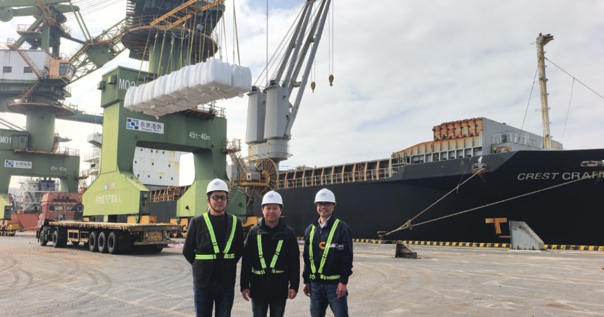 ColliCare Kina leverer med succes 4.000 tons biomasse pelletbrændstof ...